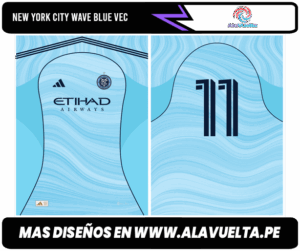 New York City Wave Blue VEC