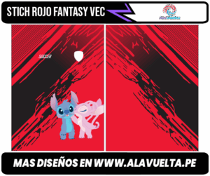 Stich Rojo Fantasy VEC