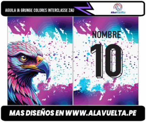 Aguila IA Grunge colores interclasse ZAU