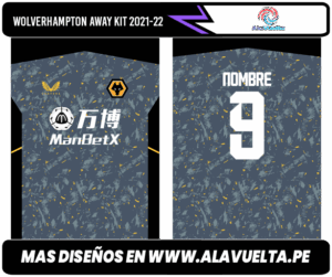 WOLVERHAMPTON AWAY KIT 2021-22