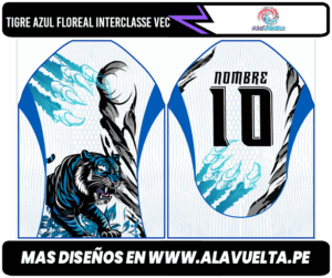 tigre azul floreal interclasse VEC